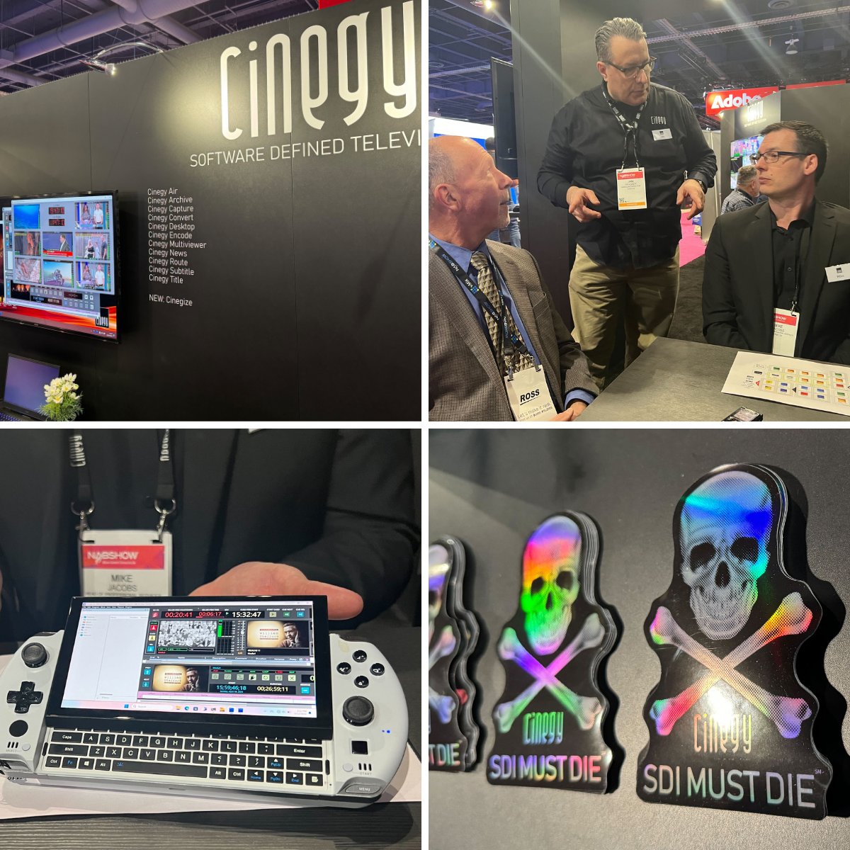 cinegy's tweet photo. We’ve wrapped up another great #NABShow day at here at booth SL6031. It was great getting to speak to so many of you about the latest updates to our software solutions for #broadcast. See you tomorrow!
#SoftwareDefinedTelevision #ChannelInABox #SDIMustDie #NAB2024 @NABShow https://t.co/bPxoDPYxqr