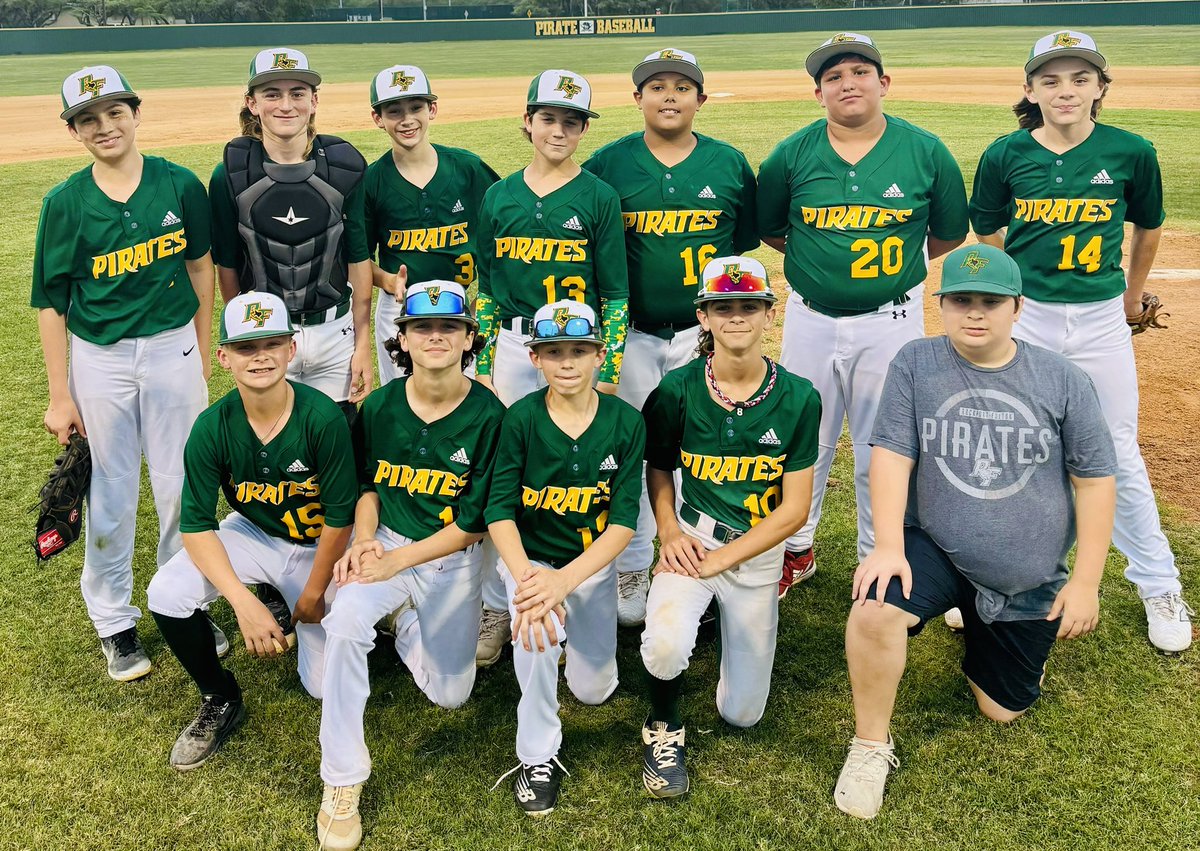 TexCoastBend's tweet photo. 💯👇🏼🏴‍☠️@RfPirate 7th Grade wins at home vs. West Oso 9-4 tonight!! Great job Fellas!🏴‍☠️💯👇🏼 https://t.co/SW8SA0EigI