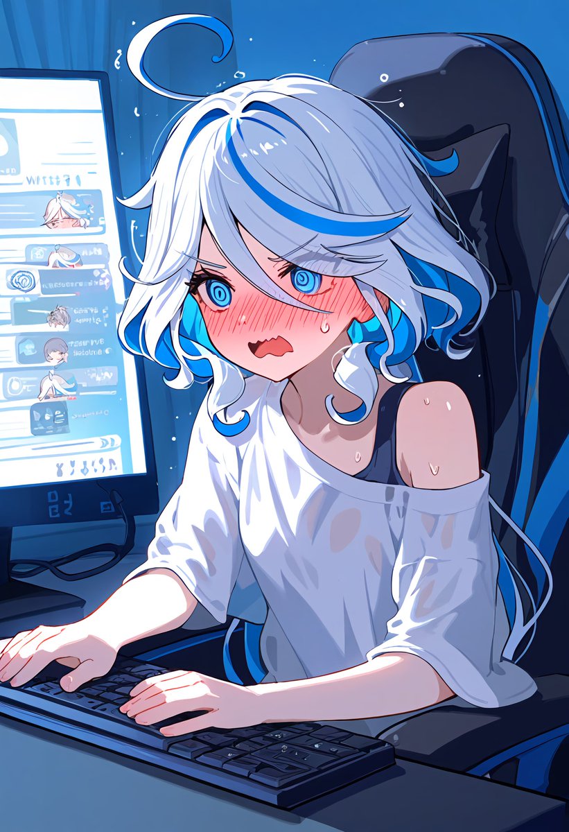 DailyGenshinArt's tweet image. Furina from Genshin Impact.