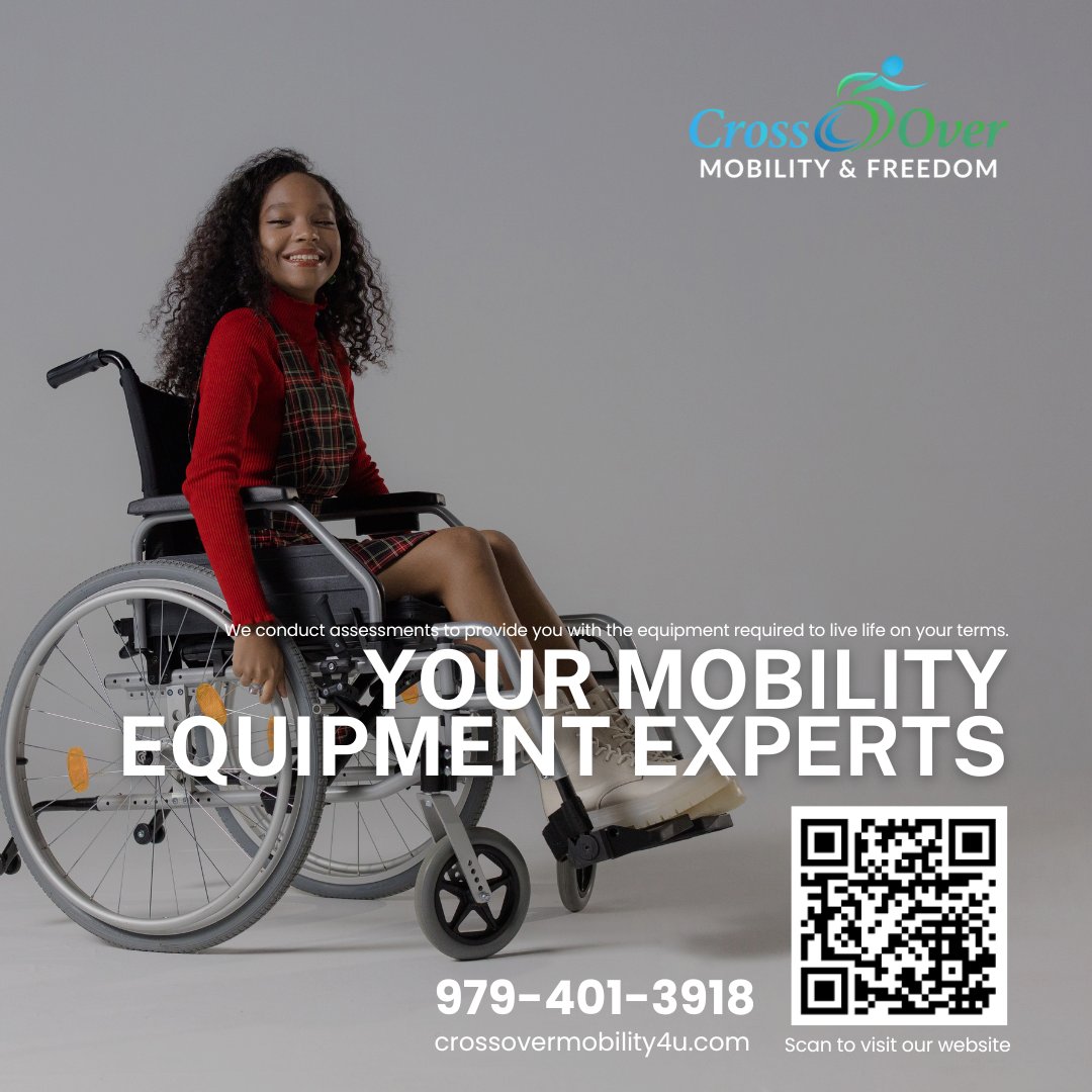 Don't let mobility challenges hold you back from living life to the fullest. Contact Cross Over today and start your journey to improved mobility. #LiveLifeToTheFullest #CrossOverMobility