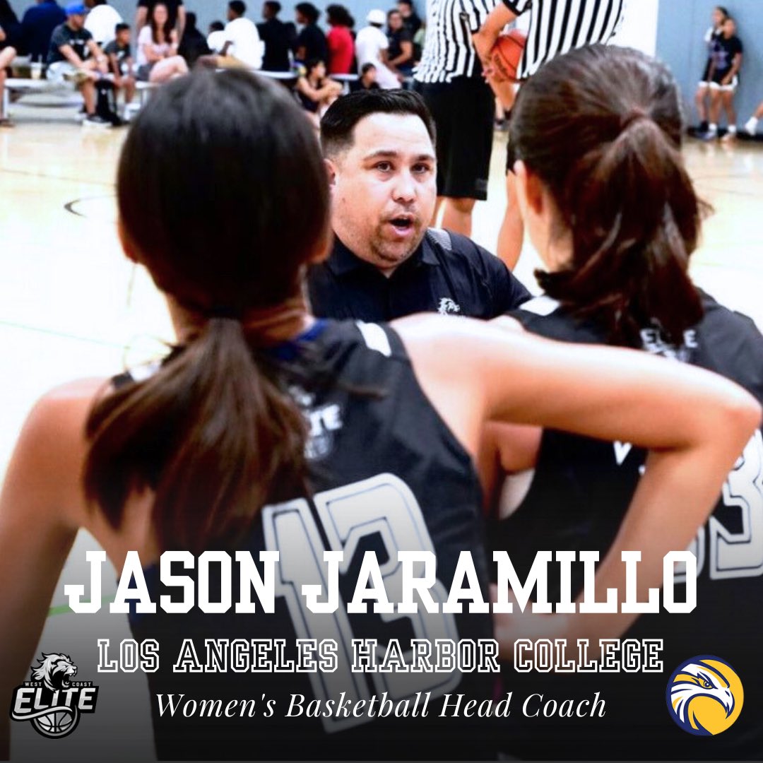 allinuagirls's tweet photo. Congratulations Los Angeles Coach, Jason Jaramillo for being named Head Women's Basketball Coach at Los Angeles Harbor College! We are so excited for you and this new journey. Let's goooo!! 

#ALLIN #wce #westcoastelite https://t.co/pOPdK4V7a8