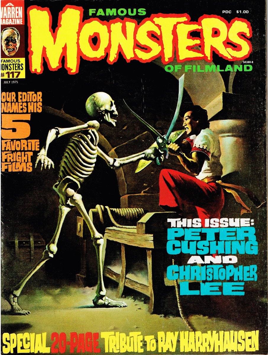 How about a bonus #FamousMonstersMonday image?

Famous Monsters 117 from July 1975. Art by Ken Kelly. 

(Look Ma, no watermarks)