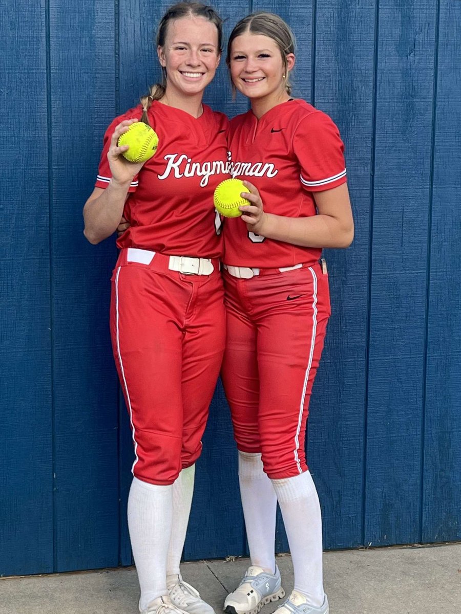 I broke  the school home run record today. Making that 8 total home runs! Plus my freshy Teagan Dick with her first home run! ❤️🖤