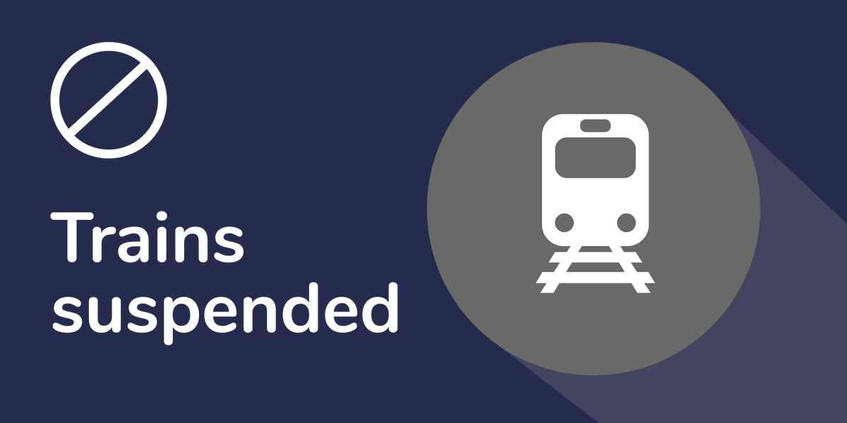 Translink_QLD's tweet photo. Cleveland Line trains are suspended between Park Road and Cooparoo stations due to a bridge strike. https://t.co/EYAPFrYY1V #TLAlerts #TLClevelandline https://t.co/9gyJ7lHEAu