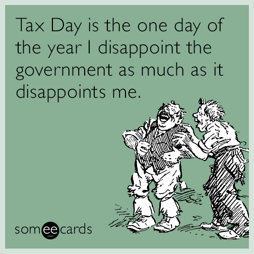 For those of us who pay taxes today. Ugh.

#wichita #housecleaning #janitorial #clean #carpet #upholstery #airduct #arearug #dryervent #carpetstretch #carpetrepair #vinylfloor #office #apartment