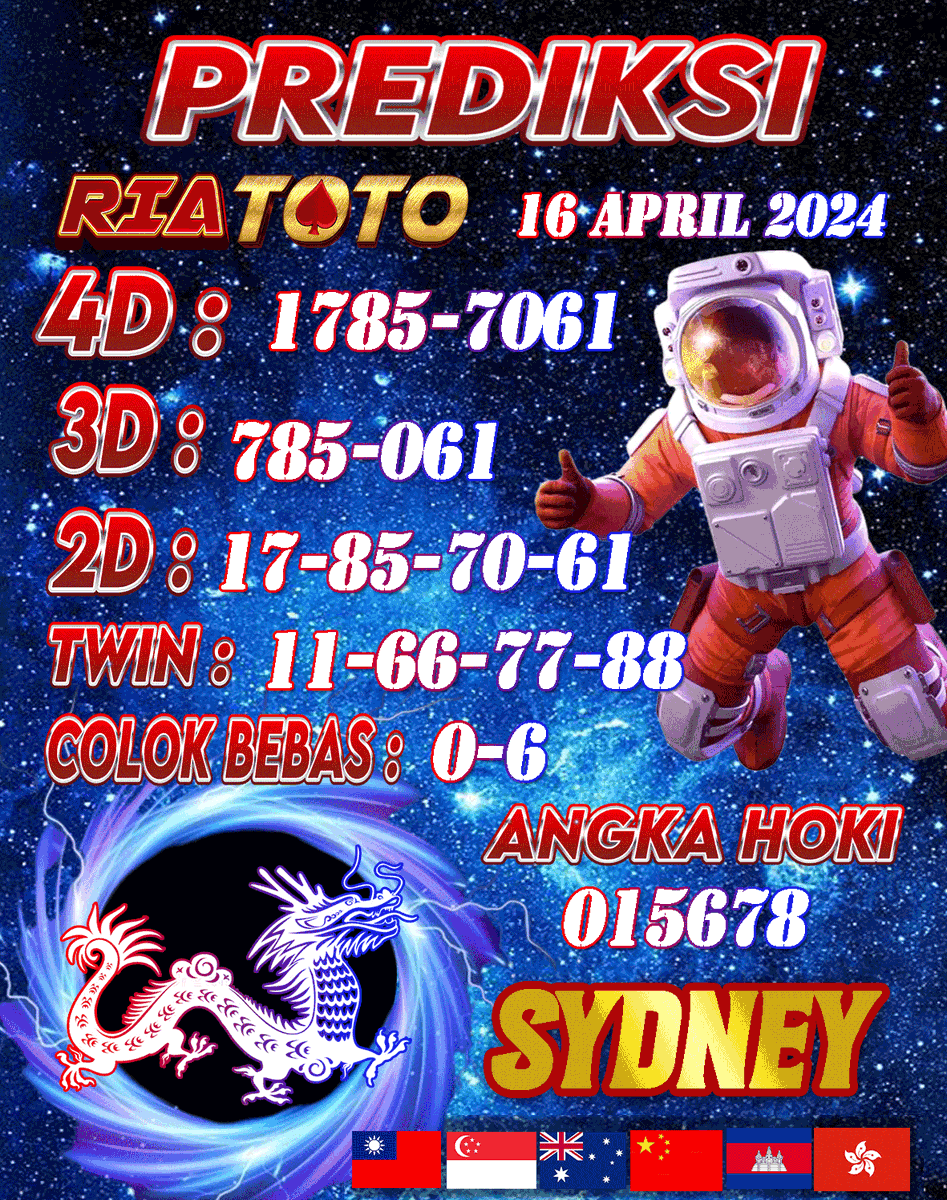 PREDIKSI 16 APRIL 2024
Salam Cuan, Profit Tanpa Batas,
Selamat Kepada Yang JACKPOT & MAXWIN
DAFTAR : linkr.bio/SolidaritasRia…
WHATSAPP : anakcupu.com/waria (+62-877-8477-1373)
#resultangka #prediksisgp #prediksisydney #prediksihk #angkatogel #prediksitogel #slotgacor