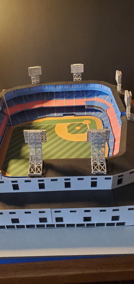 @BBGreatMoments I always wanted to visit Tiger stadium. I can't anymore, so I made a model of it!