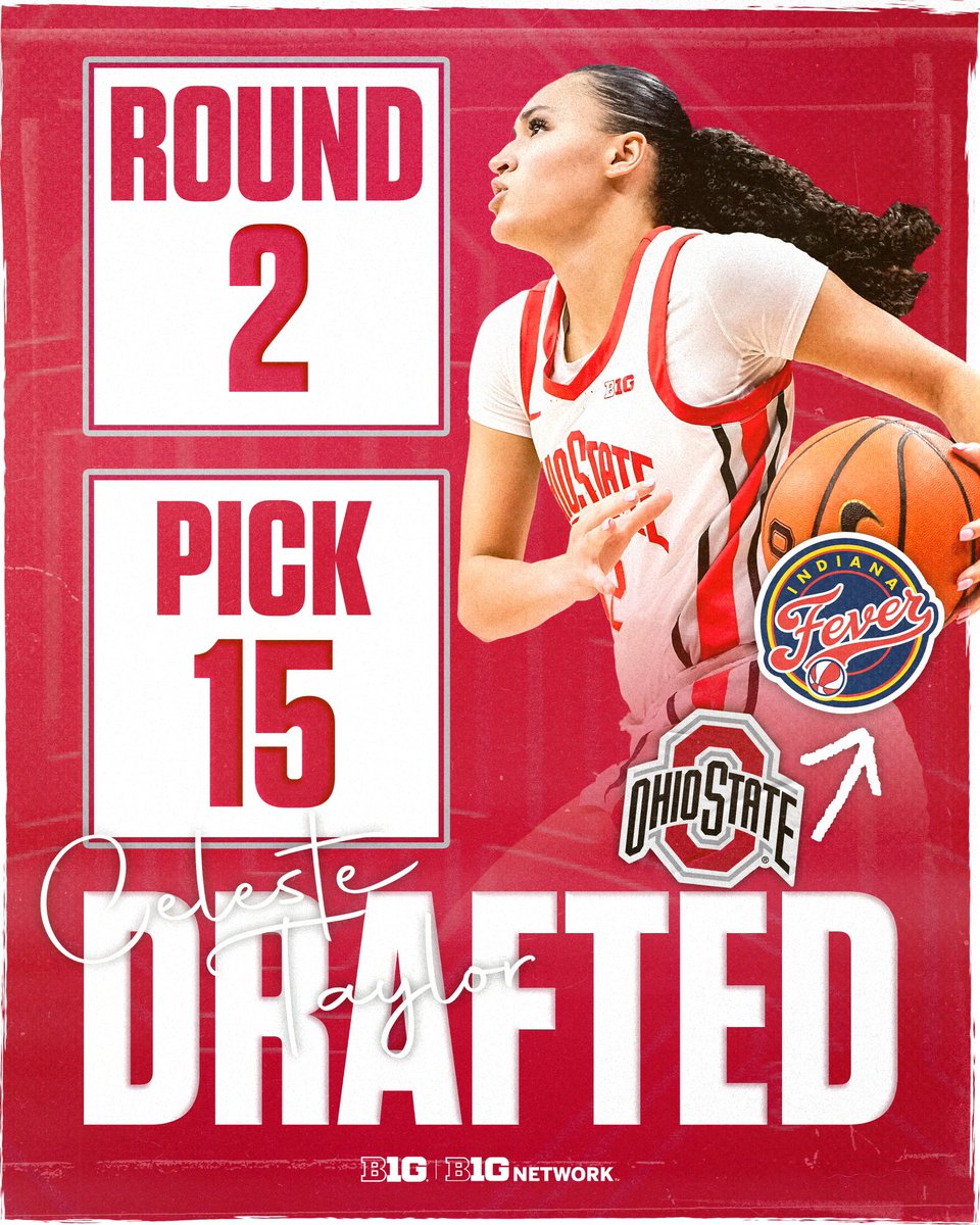 Celeste Taylor is off the board and heading to the Indiana Fever. 🤩