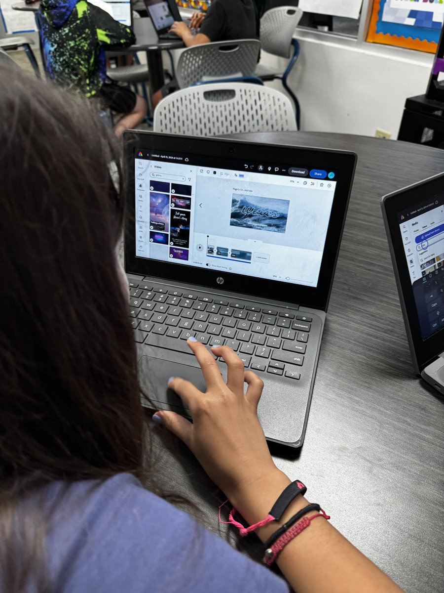 Best part about testing season is after testing season. These Ss are diving headfirst into the video creation feature of @AdobeExpress. They are teaching us about historical landmarks & state parks. Best feature they say is voiceover. #AdobeEduCreative @AdobeForEdu #RobinsonISD