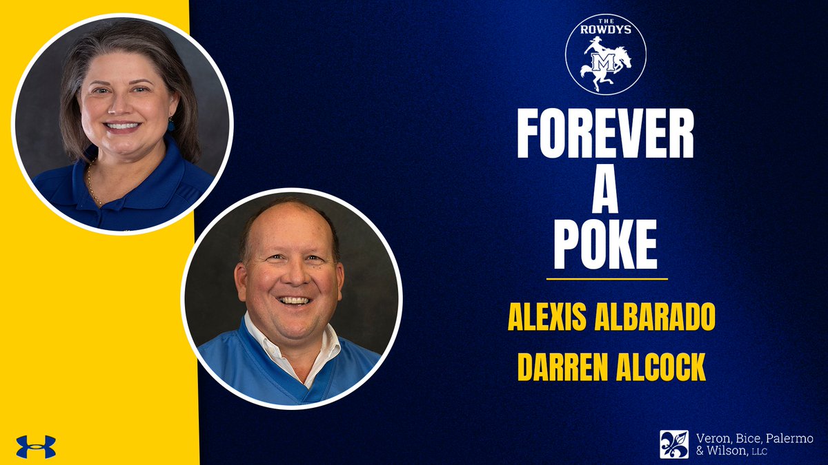 McNeeseSports's tweet photo. Forever a Poke

This award allows us to honor the careers of some of our most special faculty members! Help us congratulate @McNeese Retirees & longtime supporters of the success of McNeese Student- Athletes, Mrs. Alexis Albarado and Mr. Darren Alcock! Congrats on your amazing careers and may you Forever be a Poke!

#TheRowdys24 | #GeauxPokes