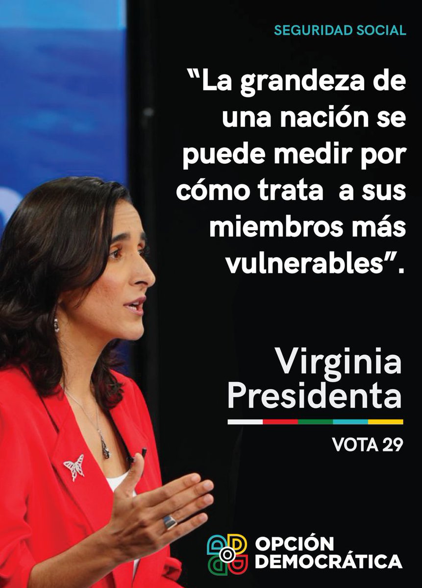 Orgulloso de mi presidenta, Virgina Antares.

#VirginaPresidenta
#OpciónDemocrática