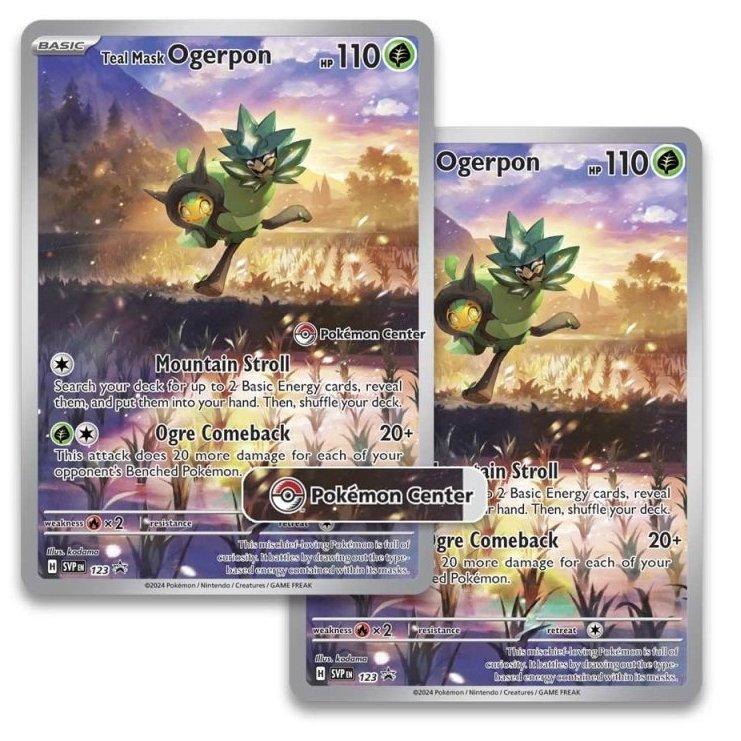 ogerpon pokemon cards Special Jumbo Card Set Ogerpon Scarlet & Violet Pokémon Card Game |  Authentic Japanese Pokémon TCG Deck main image 0