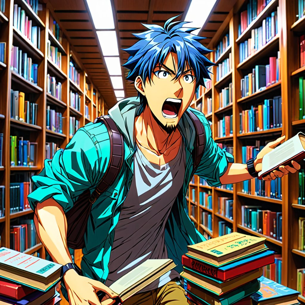 perlavalerio3's tweet photo. A man walks into a library and asks for books about paranoia. The librarian whispers, "They're right behind you!" The man grabs the books and runs out the door.

A few minutes later, the librarian hears a knock on the door. She opens it to find the man standing there with a https://t.co/hlyWrZPlgo