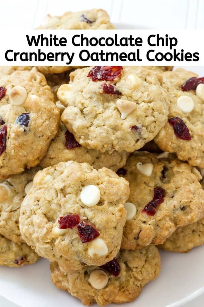Sweet white chocolate and tart cranberry are so good together in this oatmeal cookie recipe! Soft Oatmeal White Chocolate Chip Cranberry Cookies ⇣ mindyscookingobsession.com/soft-oatmeal-w… 

#oats #oatmeal #cookies #baking #easybaking #recipes