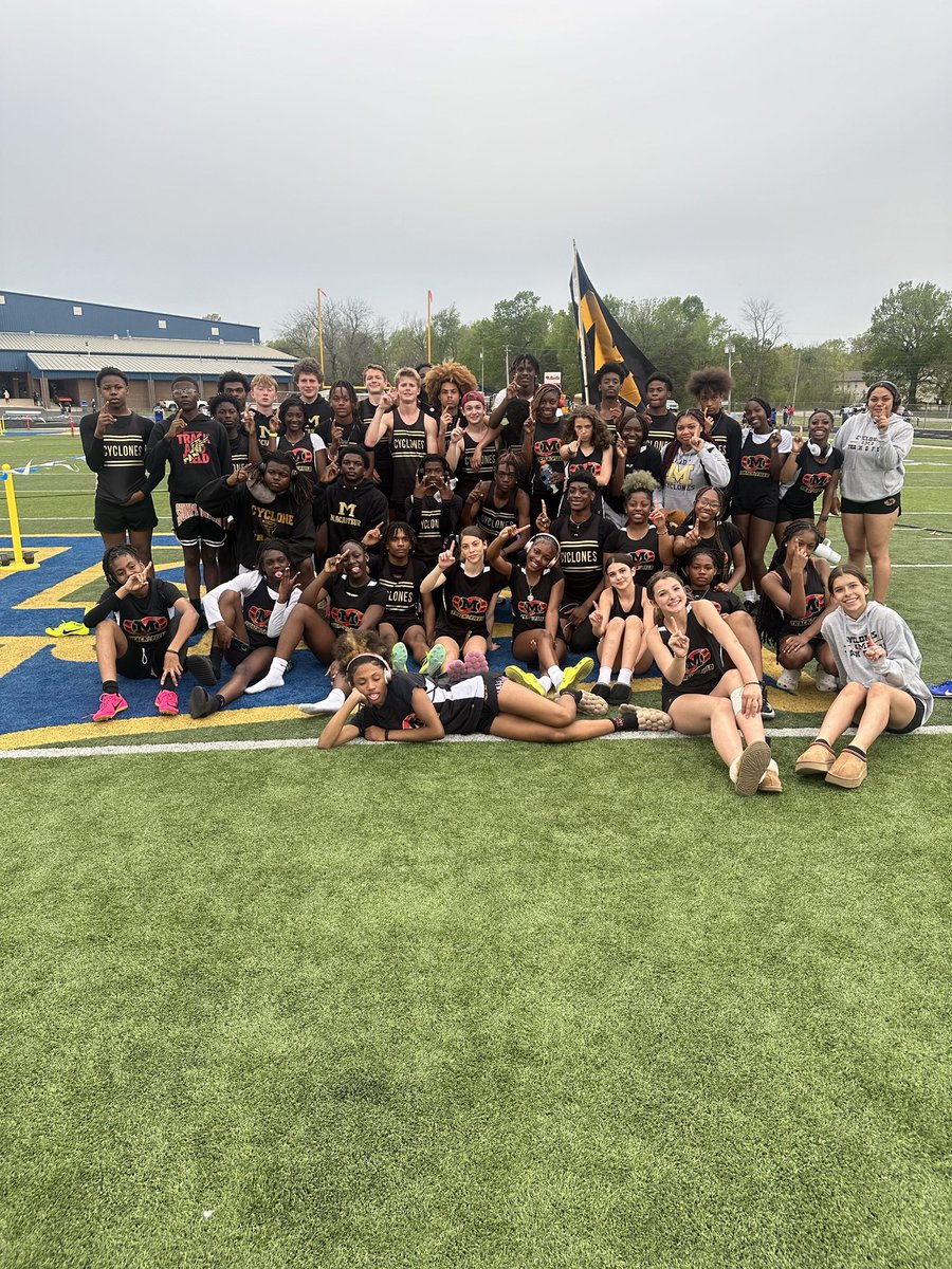 Great day at the Jr High Track and Field Conf Championship. MacArthur girls and boys both finish as conference champs. Annie Camp jr boys finish second and girls finish third.