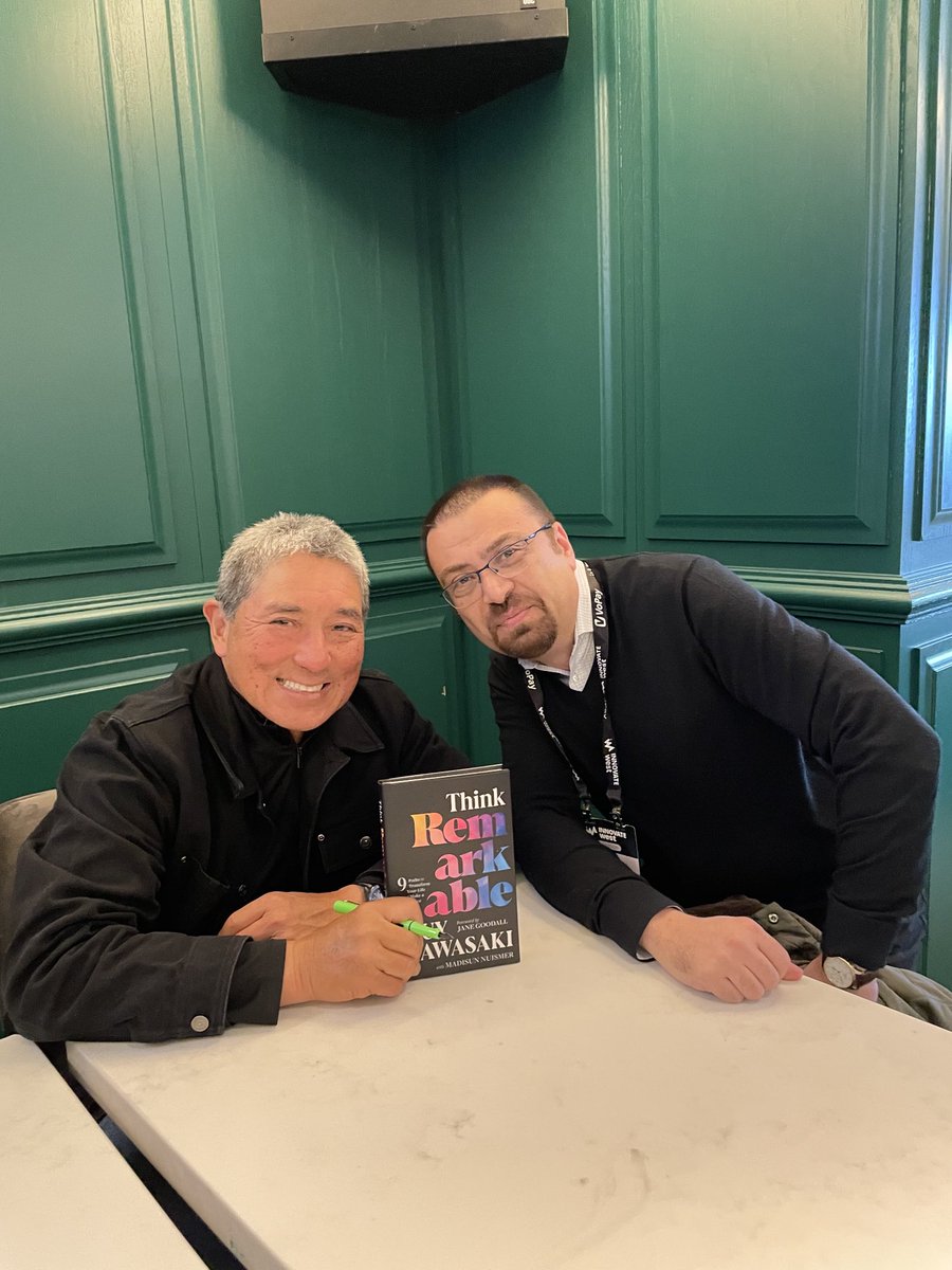Finally met the man himself ⁦@GuyKawasaki⁩ a great pleasure. Very  happy to meet you Sir!