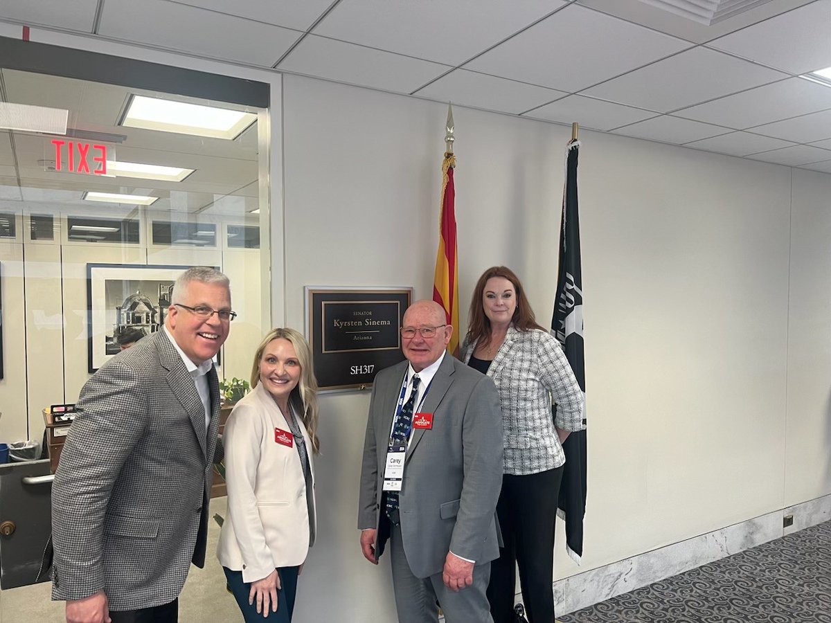 Thank you very much to @SenatorSinema Staff for taking the time to meet with the Cleaning Industry during our Clean Advocacy Week last week #CAS2024 - we appreciate the engagement and discussion! @ISSAworldwide @Brady_PLUS @WAXIEbuzz