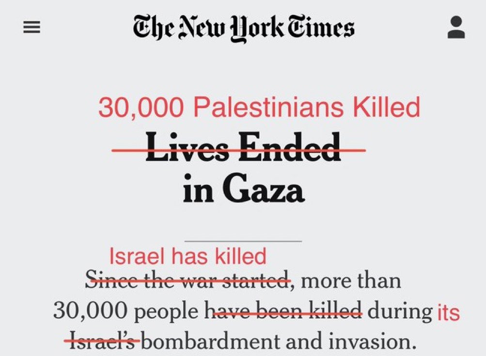 People ask why I change “Gazans” to “Palestinians.”

You can see NYT avoids saying it intentionally because it serves the Israeli goal of erasing the Palestinian national identity, which is inextricably tied to their struggle for self-determination.