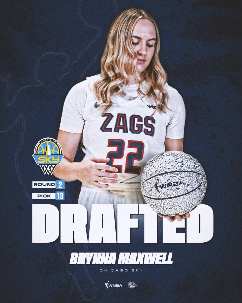 Brynna Maxwell was selected 13th overall in the @wnba draft by the @chicagosky 🙌