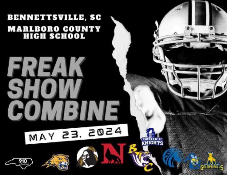 Blessed to be invited to the freak show combine @CoachHunt93 @Coach_CJohnson8 🙏🏾