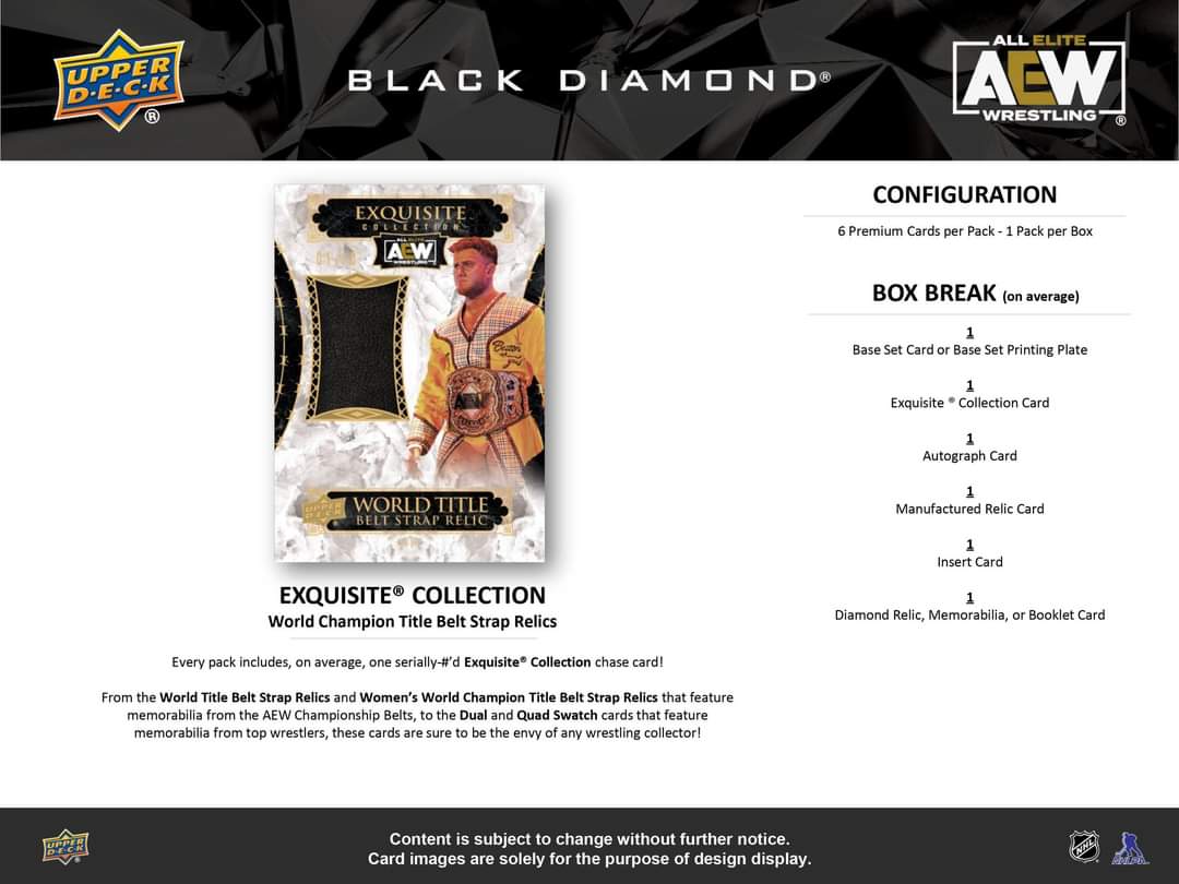 UD AEW Black Diamond 

#upperdeck #aew #wrestlingcards #wrestling #WrestlingCommunity