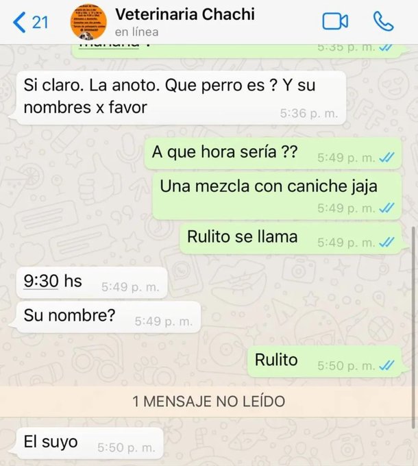 Rulito se llama