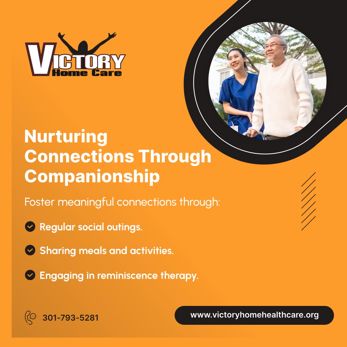VictoryHC1's tweet photo. Embrace the power of companionship in home care. Cultivate connections, create memories, and enrich each other's lives through shared experiences.
 
#Companionship #HomeHealthCare #GaithersburgMD #CompanionSupport #MeaningfulConnections https://t.co/Pn9nl0llFh