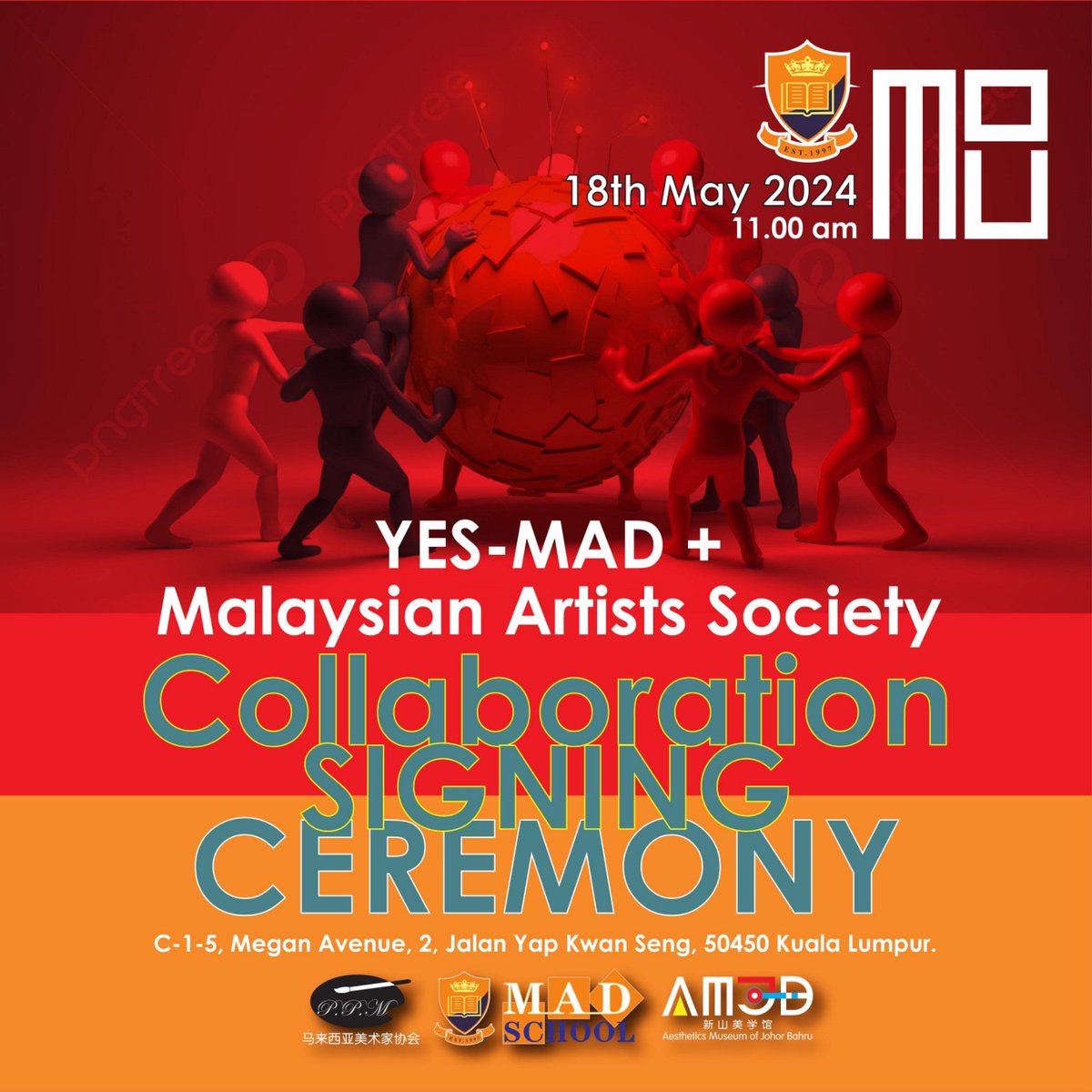 EricanOfficial_'s tweet photo. YES SoMAD MoU Collaboration Signing Ceremony May 2024 
YES, SoMAD (School of Media Arts and Design) + Malaysian Artists Society 

Explore Art, Embark on Aesthetic Adventures! Yes SoMAD Joins Hands with the Malaysian Artists Society to Create a New Artistic Saga! https://t.co/cgjPGjR5Dj