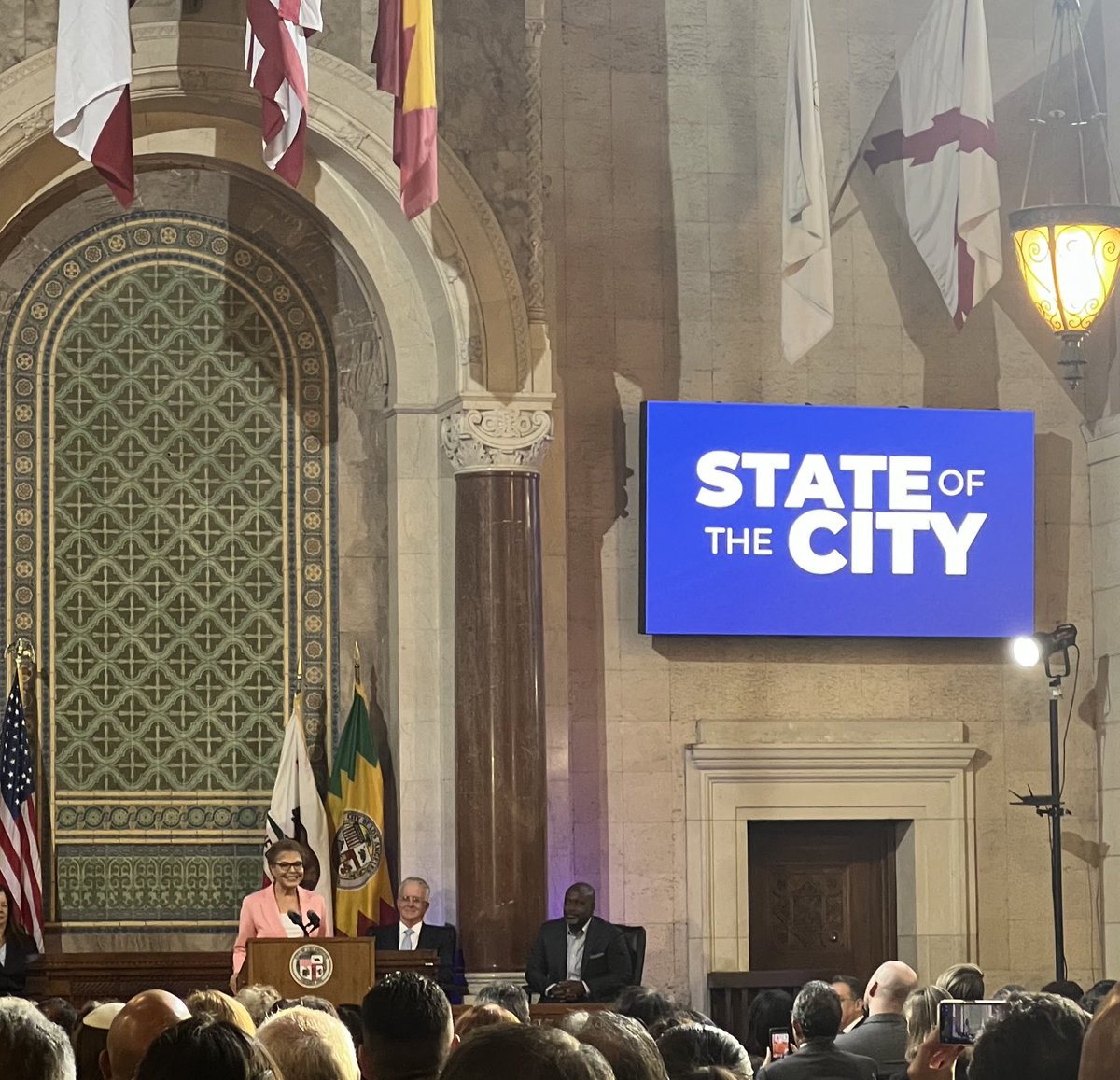 State of the city with ⁦@MayorOfLA⁩