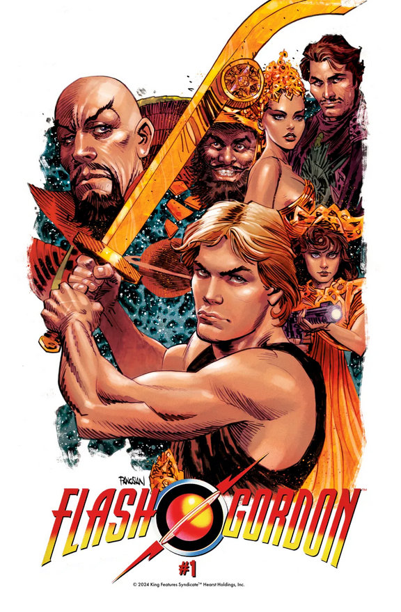 #ArtOfTheDay: 'Flash Gordon' by @urbanbarbarian geekynerfherder.blogspot.com/2024/04/artoft… @MadCaveStudios