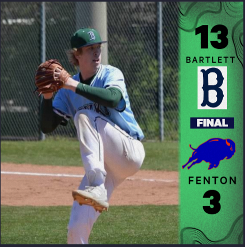 Hawks cruise to a 13-3 W and run record to 12-4 and 5-1 in conference. @brendan_c52 went 5in, 2 h, 1ER and 11k's 3-4 2B 2 RBI @ColinSwalley 2-3 2R RBI @Joshcolaizzi27 1-1 2BB 2R @brandonpelz30 2-3 2B 4 RBI @Vincekam2006 1-1 HR 3RBI @BartlettHawksAD @ByPaulJohnson @dhpreps