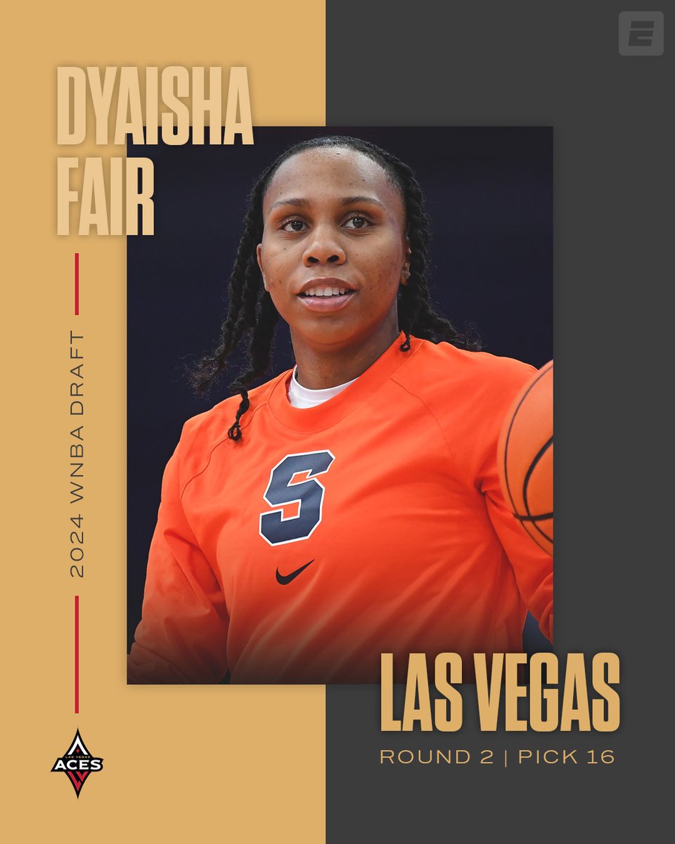 DYAISHA FAIR IS HEADED TO LAS VEGAS ♠️ The third all-time leading scorer in NCAA women's history is going to the Aces 👏