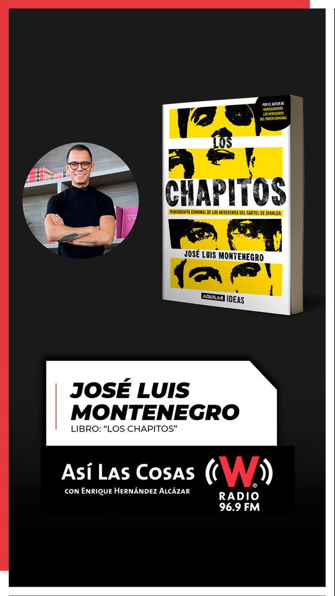 'Los Chapitos', una herencia criminal de los más buscados de México. En vivo platicamos con José Luis Montenegro, periodista y escritor.