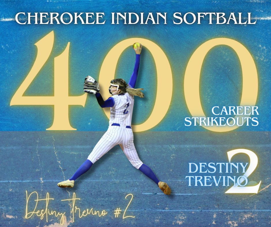LadyIndianSB's tweet photo. Congratulations to Destiny Trevino on her 400th career K! https://t.co/exuyFwNzv7