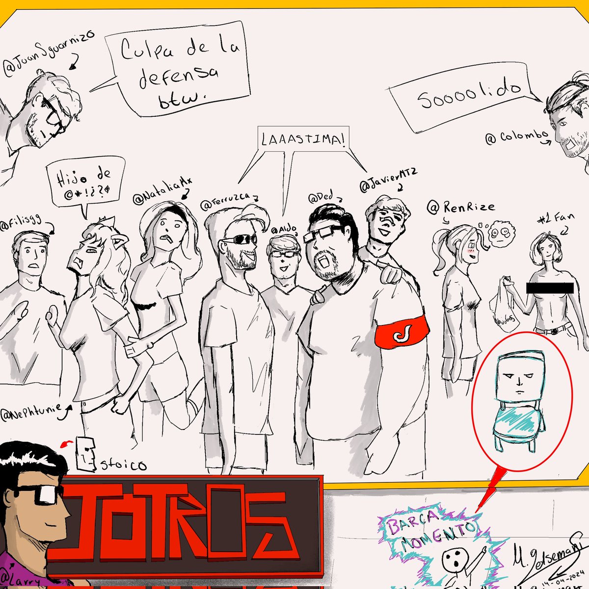 @NojotrosFC experience. Espero os guste tíos 🤠 (Btw hay una pequeña referencia en una de la participantes 😶‍🌫️)