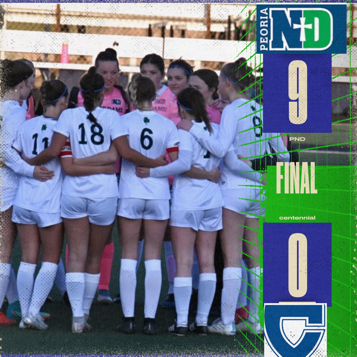 IRISH WIN!!! Some really nice finishes tonight as we come away with a conference win over Centennial! Back at it tomorrow with another conference game!! ☘️⚽️ #PNDsoccer