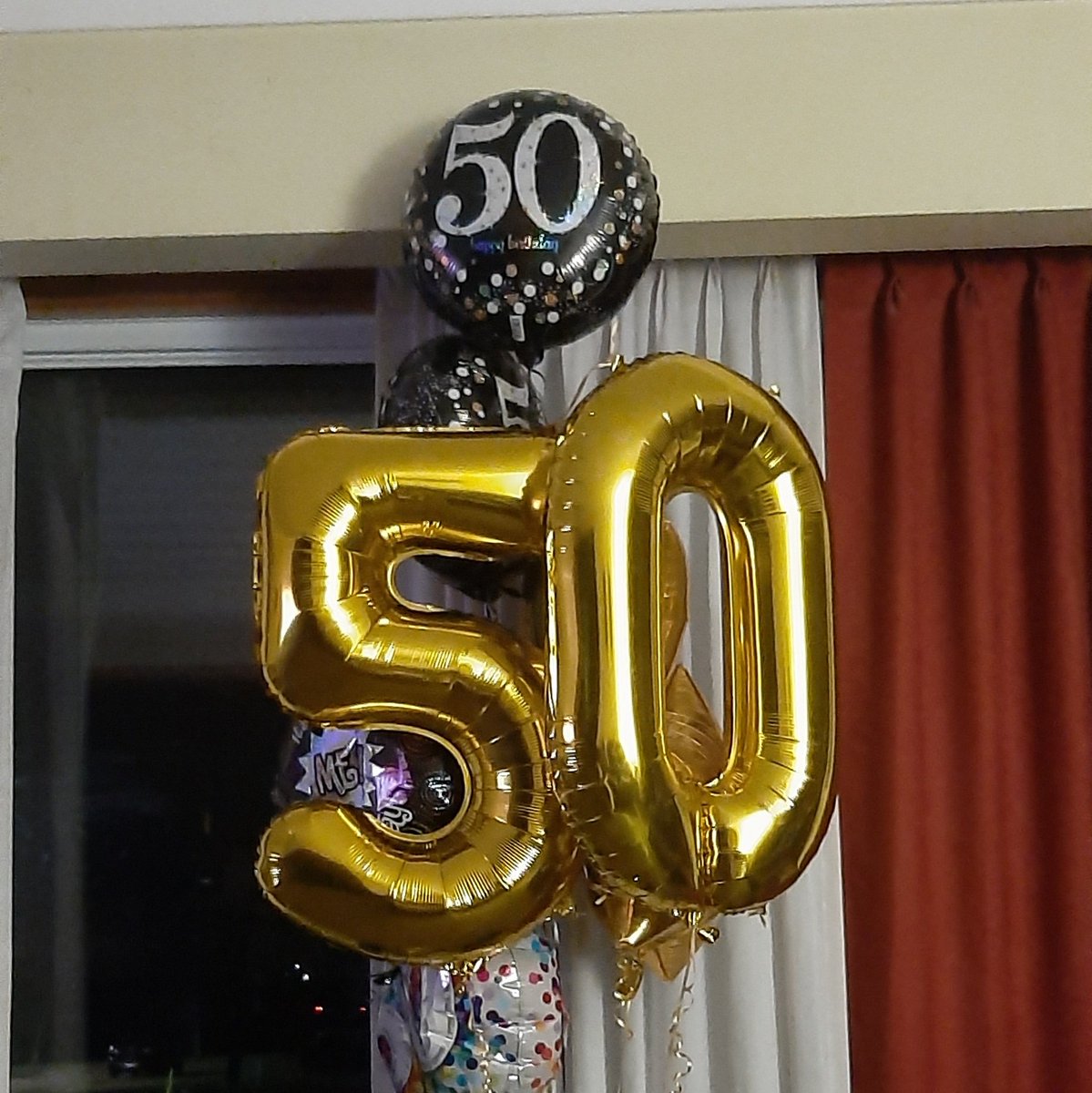 RyanLink11's tweet photo. Happy Birthday to my wonderful wife today. May the next 50 be as fun as the first. #kickinass #1yratatime. Love ya babe. https://t.co/TjL1Pqz3Tx