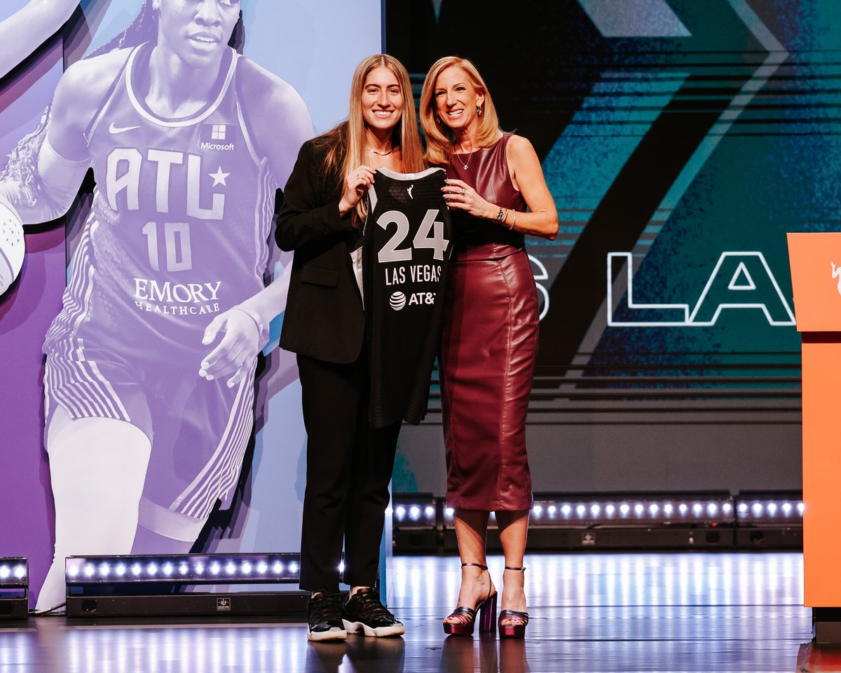 Dreams ➡️ Reality @kate_martin22 x @LVAces #WNBADraft