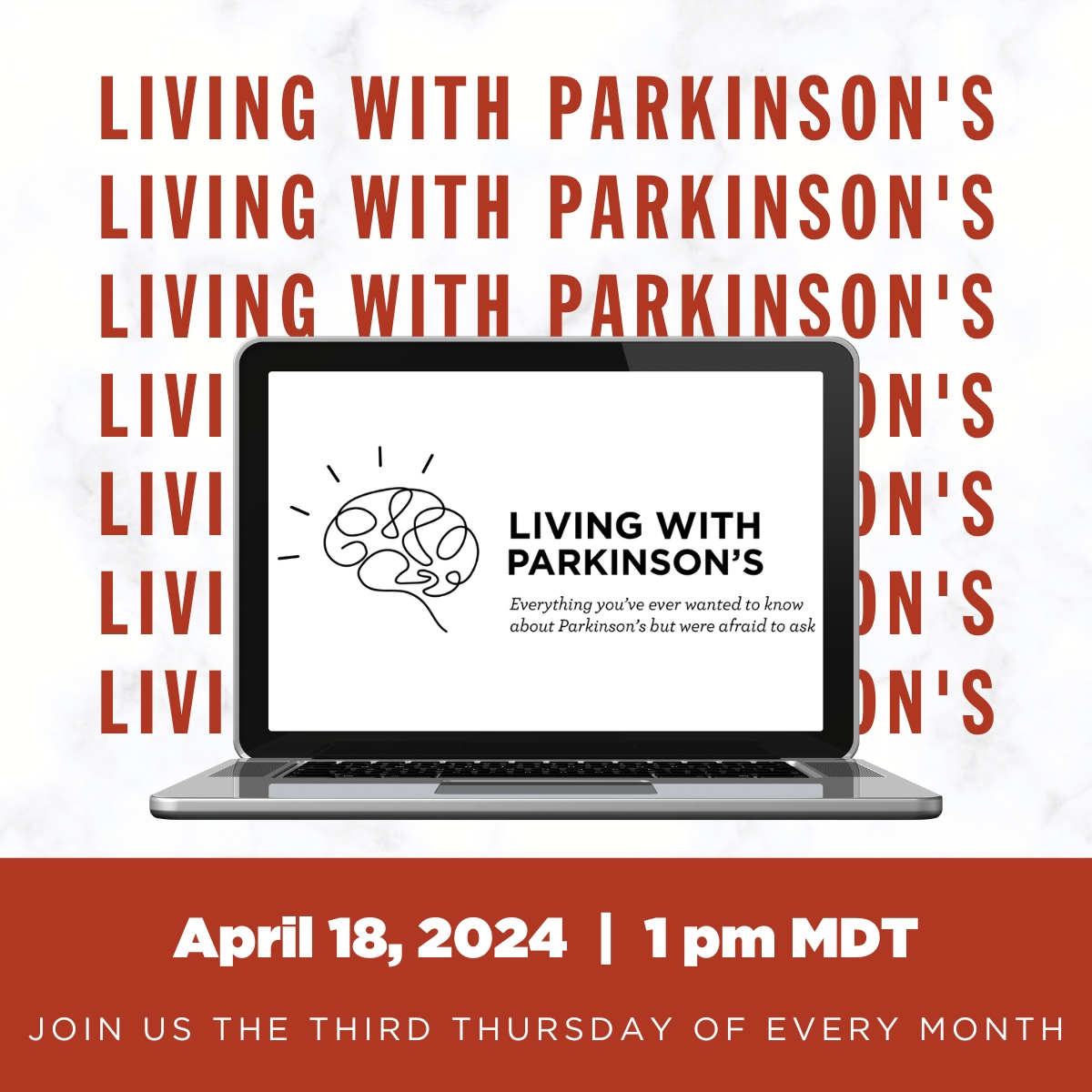 Our monthly Living with Parkinson’s #Meetup brings together all people diagnosed with #Parkinsons for open, honest, real, and always fun #conversations about everything you’ve ever wanted to know but were afraid to ask. Register for the #webinar series: bit.ly/3aFTnkK