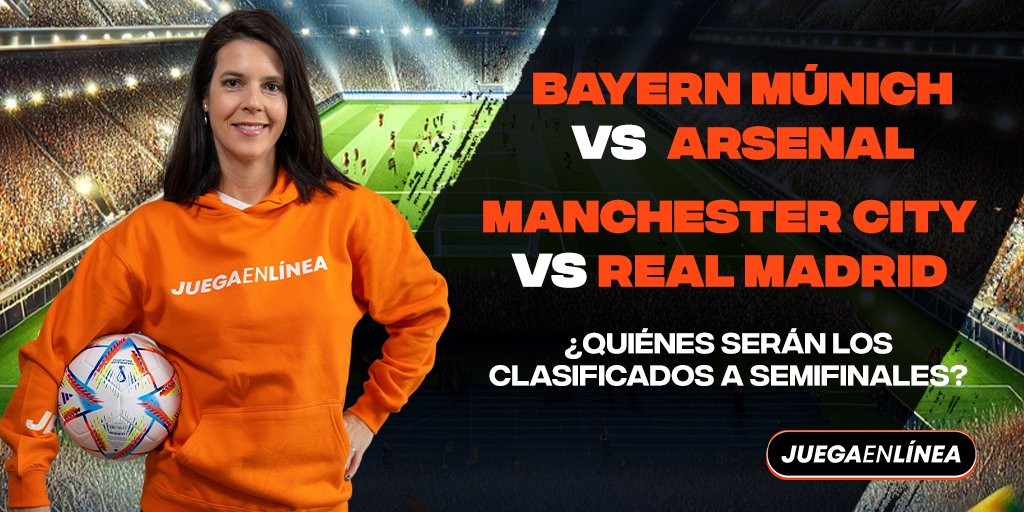 #SorteoUCL

¿Quiénes clasificarán a semifinales de #UCL?

#BayernMunich 🆚 #Arsenal
#ManchesterCity 🆚 #RealMadrid

🇪🇺🏆Condiciones🇪🇺🏆

Dar RT➕MeGusta
✅Comentar pronostico y usuario activo
1⃣ comentario por usuario
💲1⃣0⃣0⃣ a repartir entre 5 ganadores
Válido hasta: 3:00 PM
