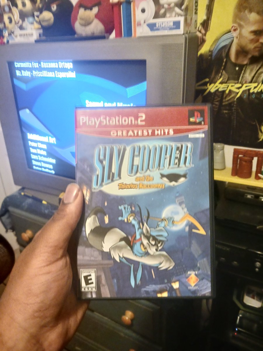 Yesterday I beat sly cooper #slycooper #ps2 #playstation2