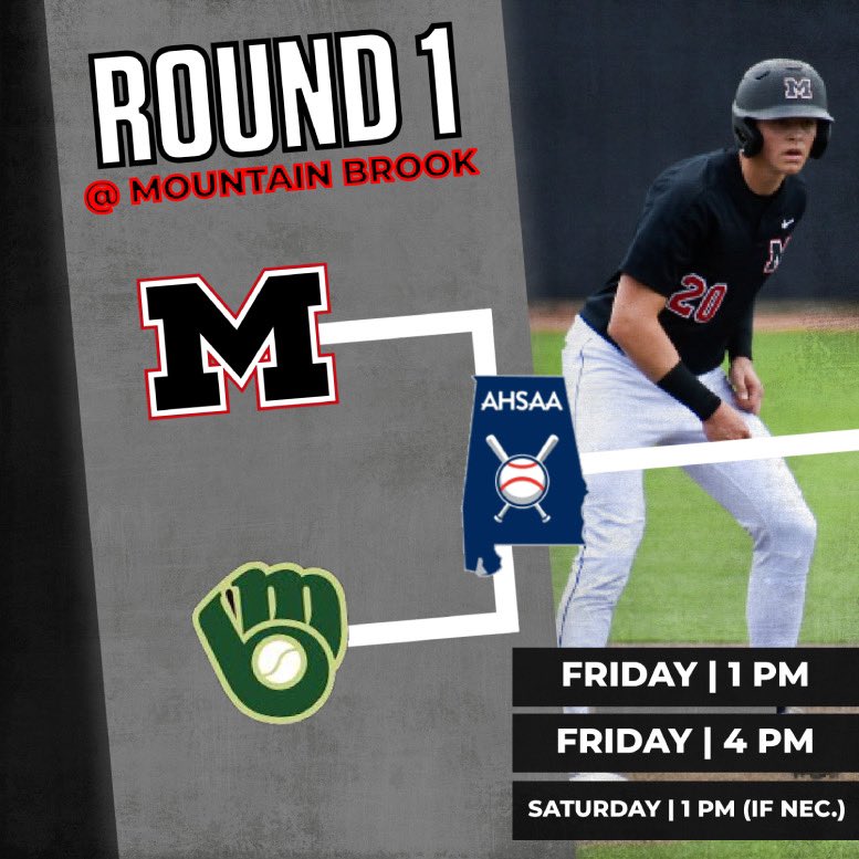 Game times are set for Round 1!