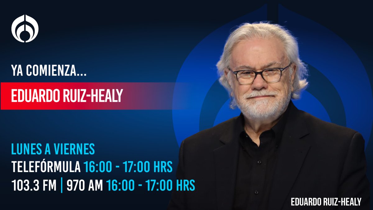 🔴Sigue #ENVIVO 🔴 Eduardo Ruiz-Healy (@ruizhealy) analiza los acontecimientos más importantes del ámbito político y social. No te lo pierdas de lunes a viernes a partir de las 16:00 hrs. 🎙bit.ly/3fhO4qF 📺bit.ly/3G7SU5w 🎙bit.ly/3q6DhG0