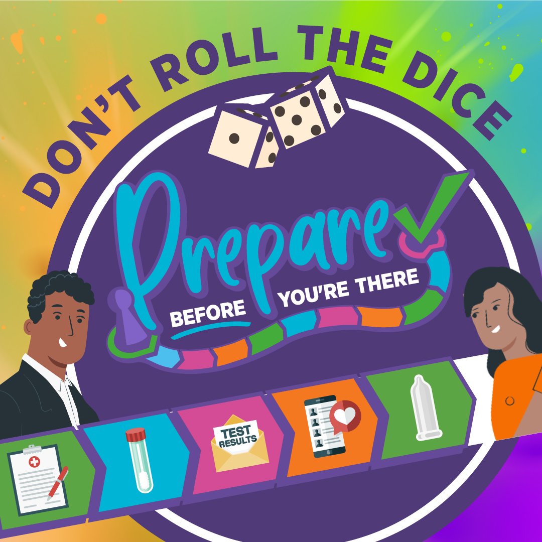 Don’t roll the dice with your #SexualHealth! This #STIWeek, prepare before you’re there with a #SaferSexGamePlan. bit.ly/3JU6Od3