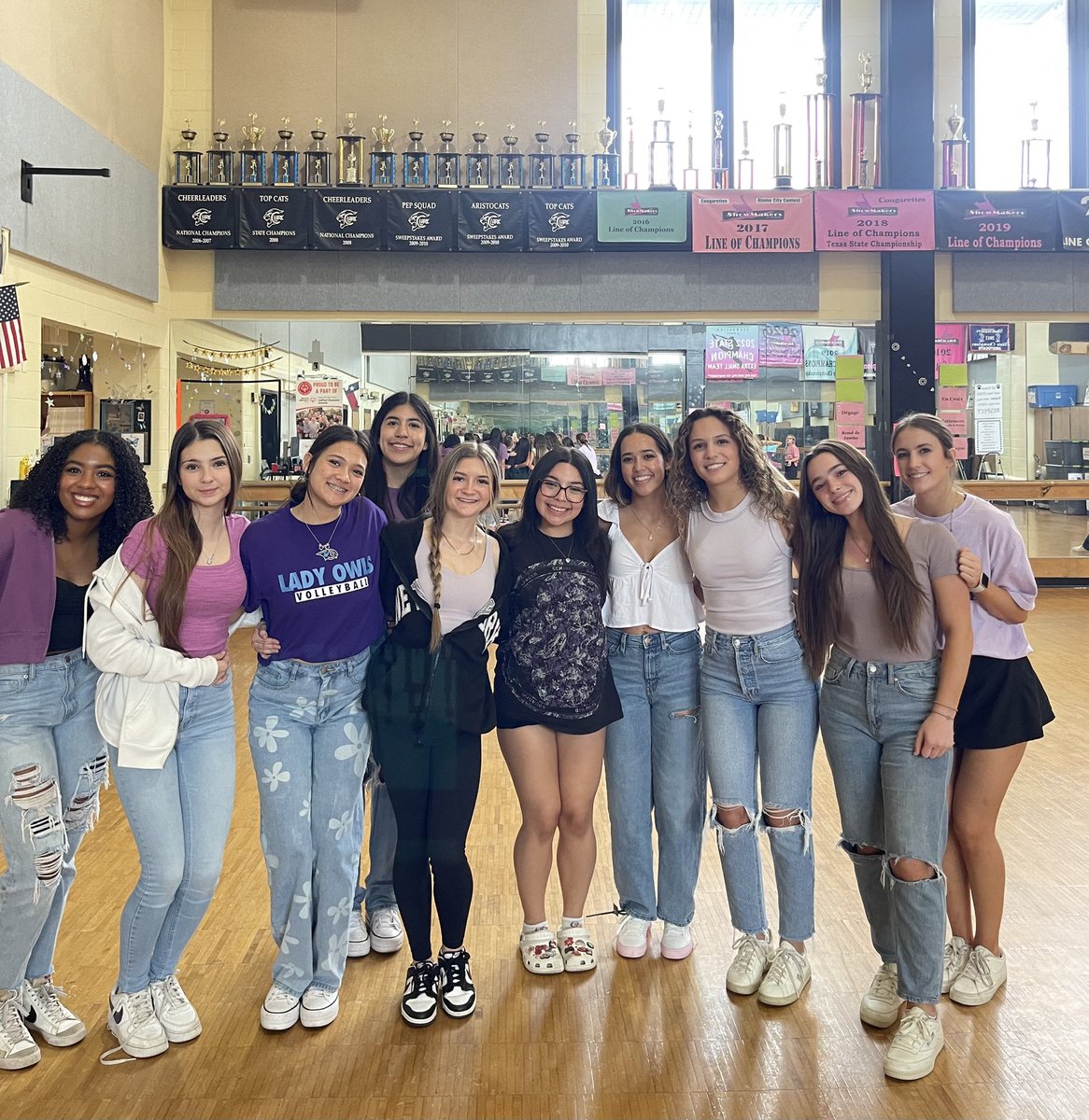 Purple for our military families and students! 💜