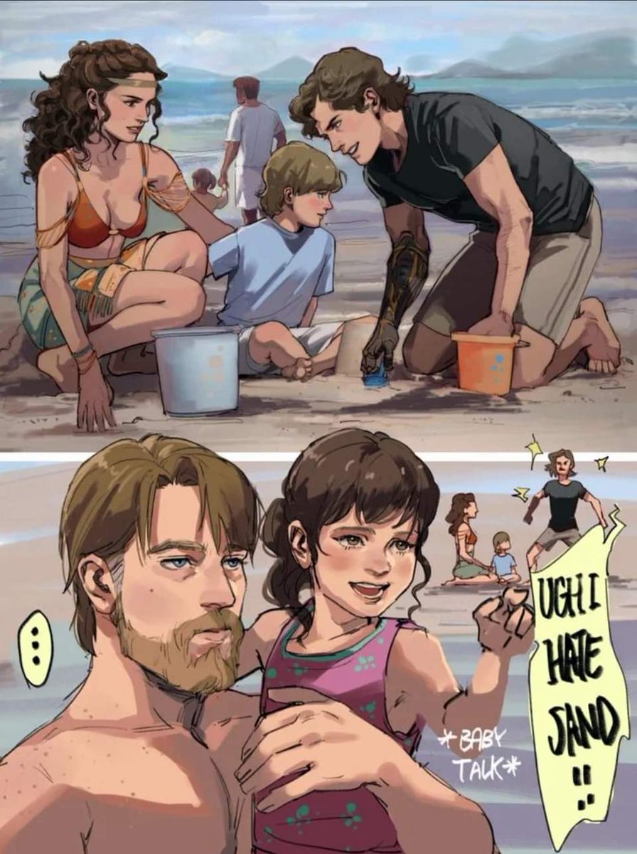 A Skywalker Family Day Out By The Seaside!🥹

#starwars #starwarsmemes #anakinskywalker #lukeskywalker #padmeamidala #leiaorgana