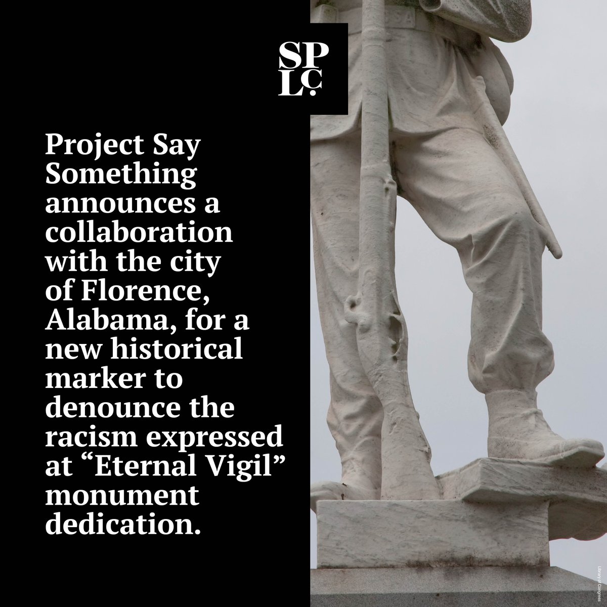 Today, @staywokesouth announced a collaboration with Florence, Alabama, for a historical marker denouncing racism expressed at the 'Eternal Vigil' Confederate monument dedication. bit.ly/4aQ9gyo #WhoseHeritage #RefuseHate