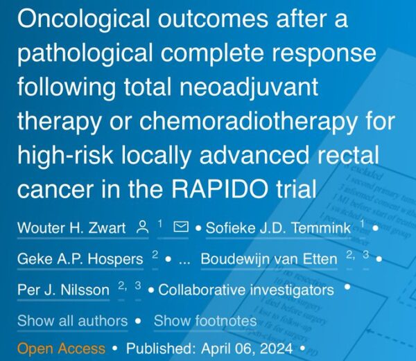 Outcomes after pCR in RAPIDO trial of rectal cancer summarized by @Erman_Akkus 
@EORTC

#Cancer #CRT #OncoDaily #Oncology #ClinicalTrials #RectalCancer #PCR #CancerResearch 

oncodaily.com/49639.html