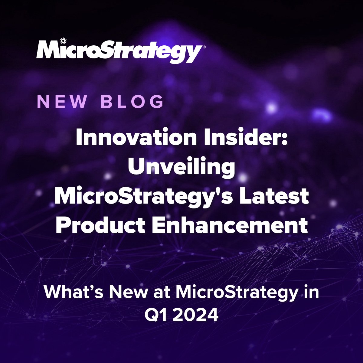 🚀 Dive into the latest in data analytics with our Quarterly What's New for Q1 2024! Discover how #MicroStrategy is innovating to drive your business forward. Check it out here ow.ly/cGko50RgfTG #DataAnalytics #Innovation #AI #MicroStrategyAI #TheONEPlatform