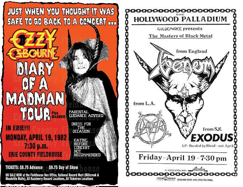 80's Metal History (Apr. 19th): Ozzy Venom Slayer Exodus Testament Savatage Live!... Lemmy Joins Twisted Sister... Turbo To Europe... Pearcy Quits Ratt and more. Get the details here metalshoprocks.blogspot.com 

#80sMetal #MetalRadio #ClassicMetal #HeavyMetal #HardRock #Metal